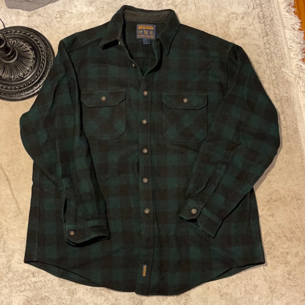 Men’s Woolrich Heavy Weight Wool Shirt Jacket